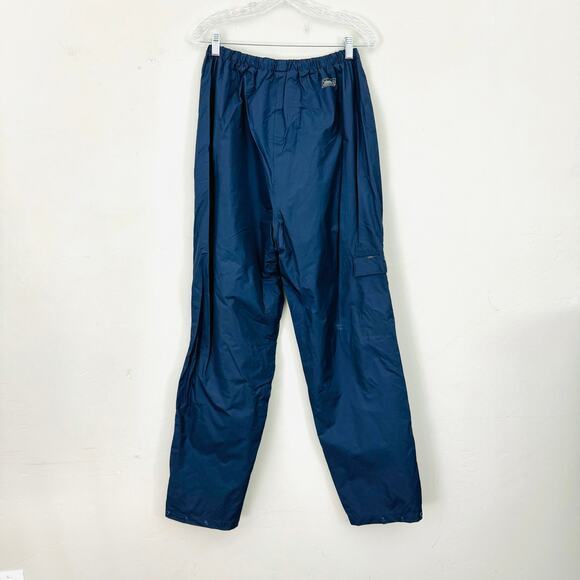 Coleman Nylon Wind Rain Pants Net Lining Dark Blue Navy Men's Size M - Picture 8 of 13